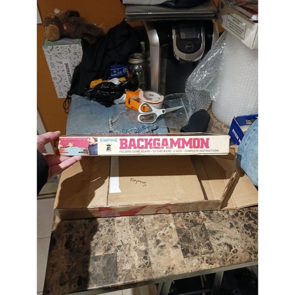 Vintage Empire 1970's Backgammon Board Game #1690- Complete! - Picture 2 of 16